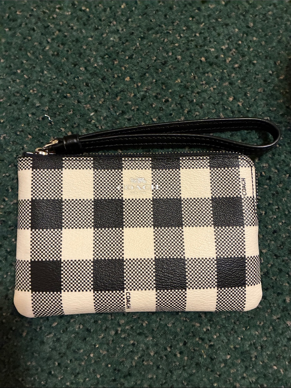 Coach Buffalo Plaid Wristlet & Rae Dunn Red 'JOLLY' Ceramic Mug Holiday Bundle - Picture 6 of 9